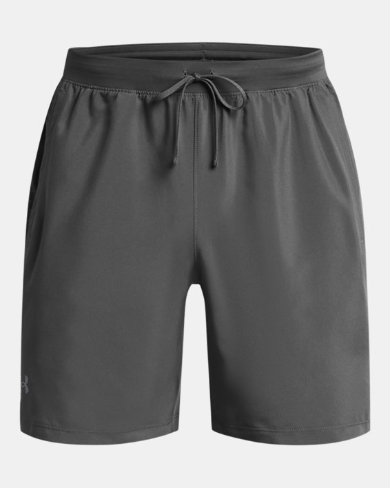 Men's UA Launch Unlined 7" Shorts in Gray image number 5